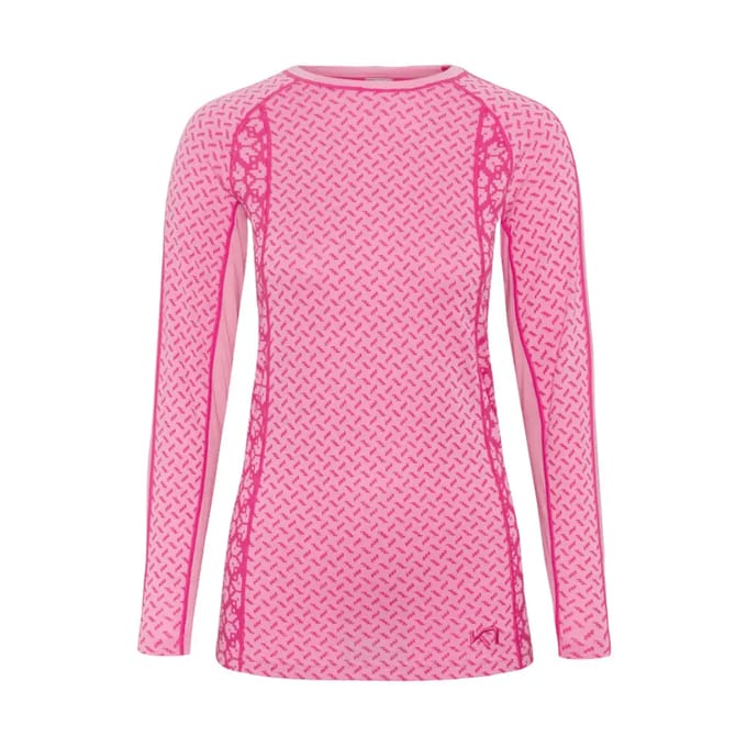 Kari Traa Lekker Lange Mouwen Basislaag Roze M Vrouw