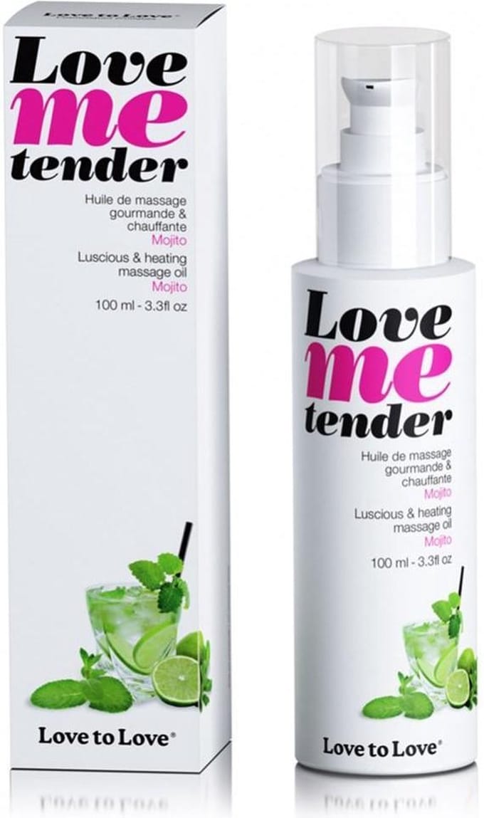 Love me Tender - Verwarmende Massageolie - Mojito