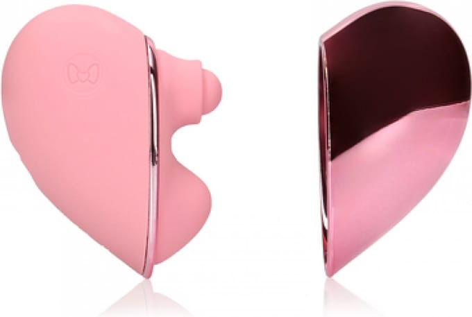 Lusty Toys ® Roze Silliconen Tikkende Hart Vibrator