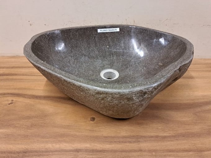 Waskom Natuursteen - 52x42x15cm - FL22621