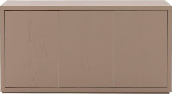 Goossens Dressoir Barcelona, 3 Deuren - Hout Grijs