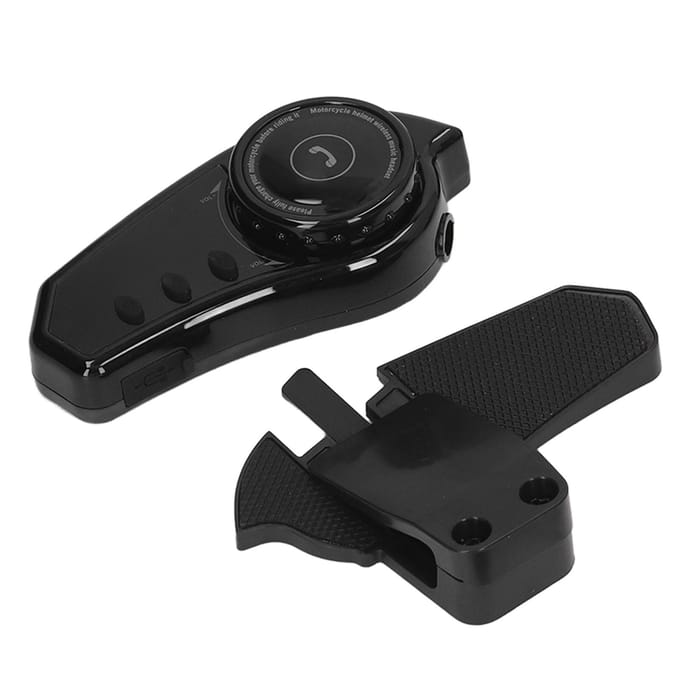 Motorhelm Headset Speakers Ondersteuning Handsfree Bellen Stereo Bluetooth 800mAh IP67 Waterdicht black
