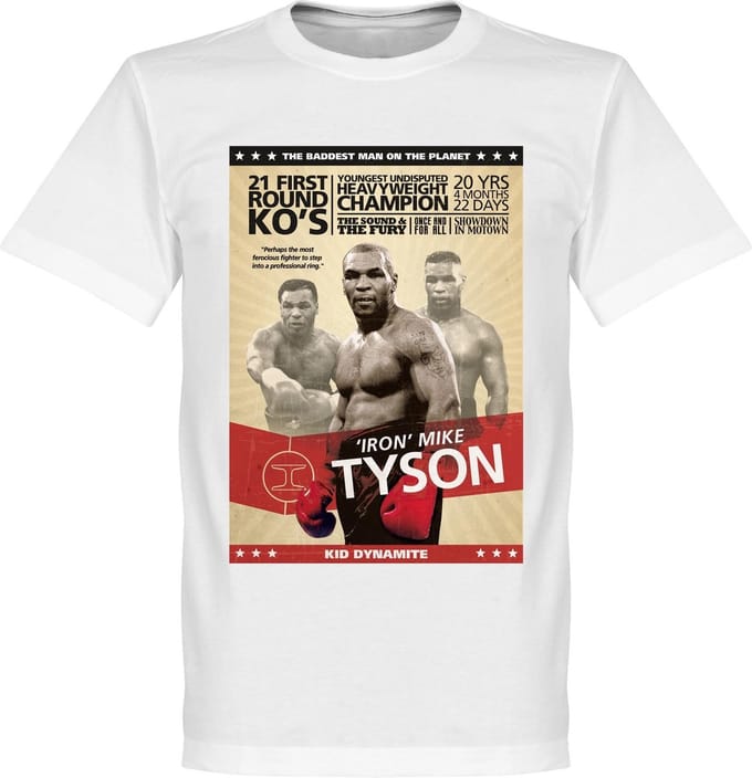 Mike Tyson Boxing Poster T-Shirt - XXXXL