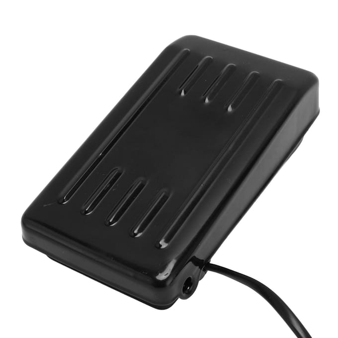 Naaimachine Voetpedaal Traploos Variabele Snelheid Instelbaar Naaimachine Voetbedieningspedaal EU Plug black