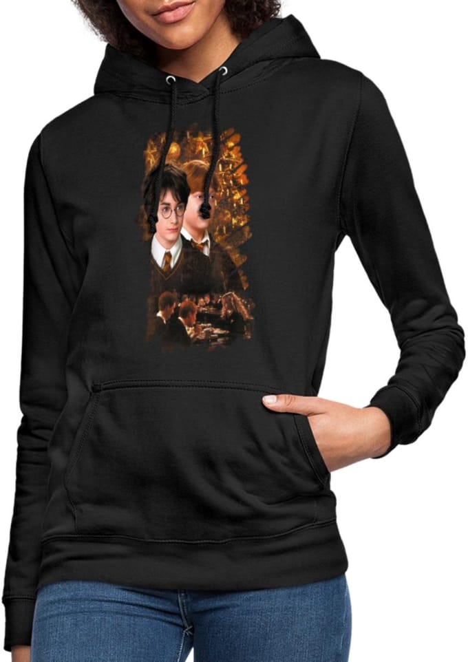 Harry Potter Kerst Harry En Ron Hoodie Dames