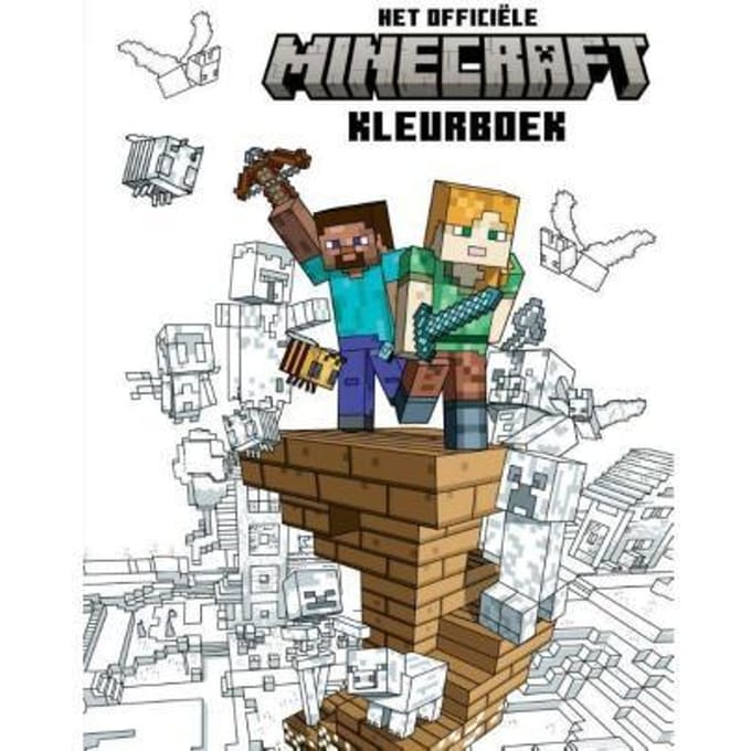Het Officiële Minecraft Kleurboek - Diverse auteurs