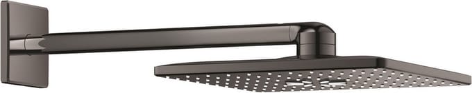 GROHE Rainshower hoofddouche+arm vierkant hard graphite