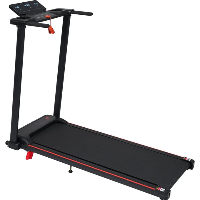 Tapis de course d'intérieur avec inclinaison de 8 %, vitesse de 1 à 12 km/h et capacité de poids de 120 kg, 3,0 CV noir