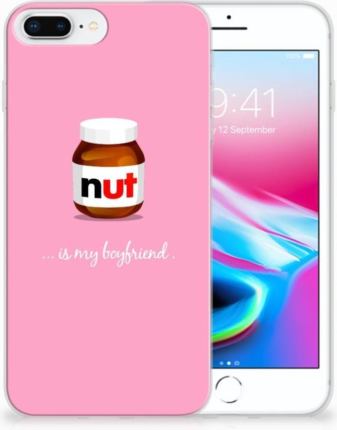 Apple iPhone 7 Plus | 8 Plus Siliconen Case Nut Boyfriend