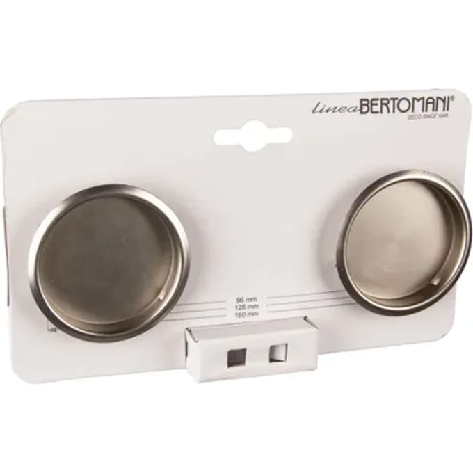 Bertomani Meubelknop - Aluminium Vernikkeld - 62mm - Set Van 2