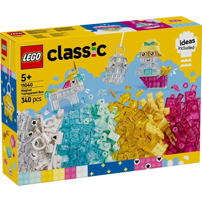 LEGO Classic 11040 LEGO® CLASSIC Magic box met transparante stenen