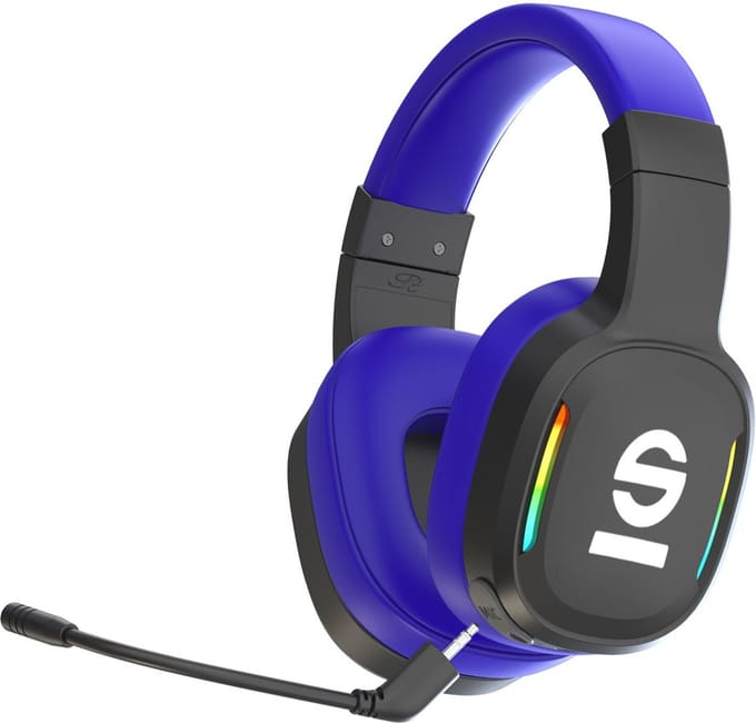 Hoofdtelefoon met microfoon Sparco RAFE Zwart