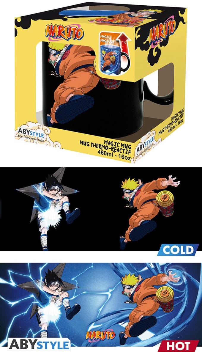ABYstyle - Naruto Shippuden - Naruto & Sasuke (460ML) - Mokken