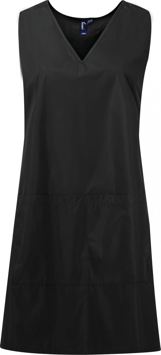 Schort/Tuniek/Werkblouse Dames S/M Premier Black 100% Polyester