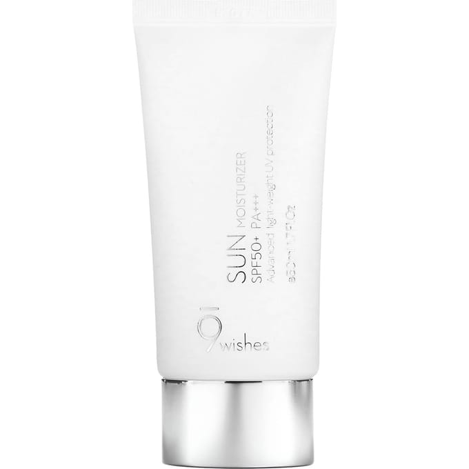 9Wishes, Zonbeschermende Moisturizer, SPF 50+ PA+++, 50 ml (50 ml) white