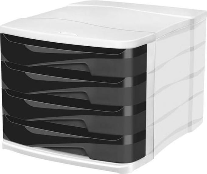 Cep Ladenblok Isis GreenSpirit 4 laden, zwart, cap. max. 450 vellen per lade