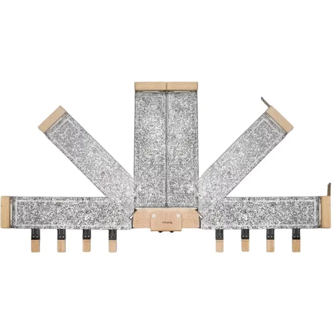 Dubbele steen raclette apparaat H.Koenig Wod
