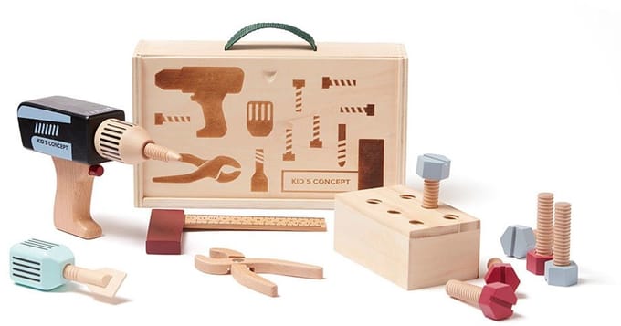 Kids Concept - Gereedschapskoffer Kid's Hub - Houten speelgoed