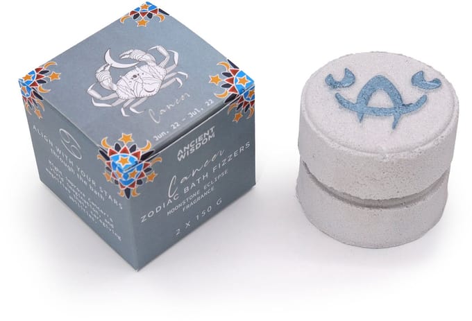 Set Zodiac Badbruisballen met Horoscoop - Kreeft