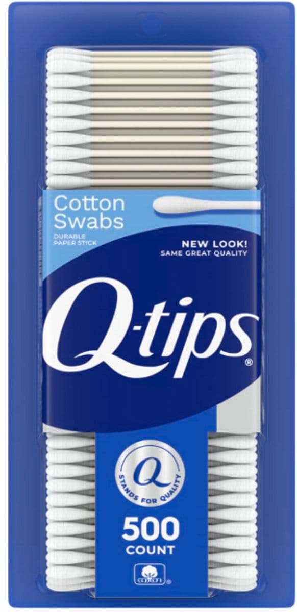 Q-tips Wattenstaafjes Original 100% Katoen – Hygiëne & Beauty – Extra Voordeelpack 500 STUKS