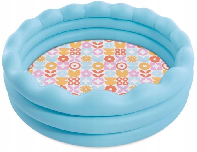 Intex Opblaaszwembad Wavy Edge - Ø 168 x 46 cm