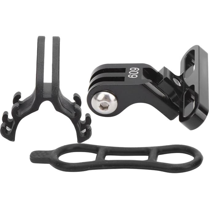 609 Aluminiumlegering Actiecamera Adapter voor GoPro Fietsbeugel Verlengstuk Stuurbevestiging black