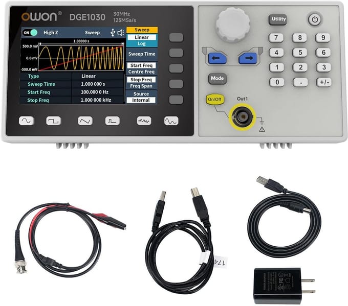 Functiegenerator 30MHz - 125MSa/s - 14-bits Hoge Resolutie DDS Signaalgenerator