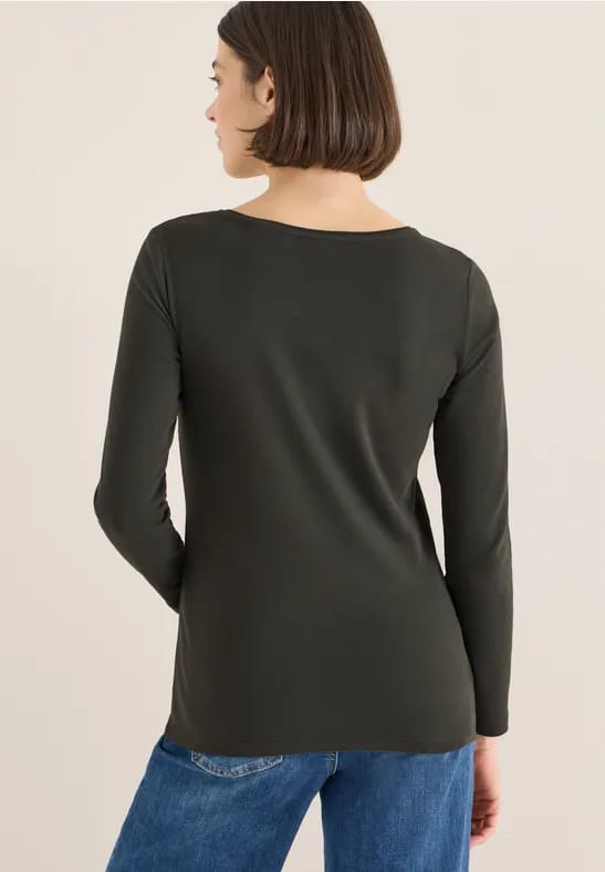 Shirt met boothals
