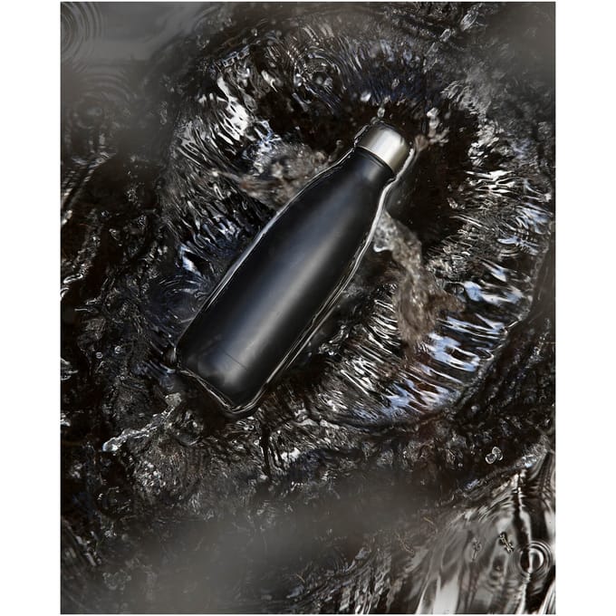Sagaform Steel Hot and Cold Bottle - Black (75cl)