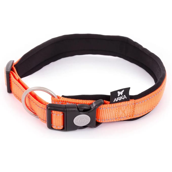 Verstelbare nylon hondhalsband Arka Haok M