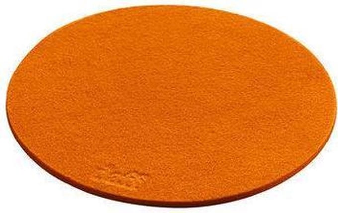 Daff Onderzetter - Vilt - Rond - 20 cm - Tangerine - Oranje