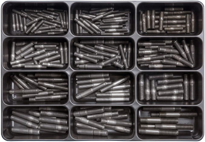 Dresselhaus Stiftschroeven Assortiment "4499" – 196-delig – DIN 939