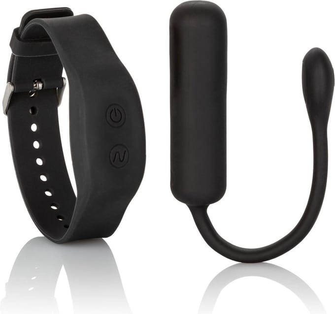 CalExotics - Wristband Remote Petite Bullet - Eggs / Bullets Zwart
