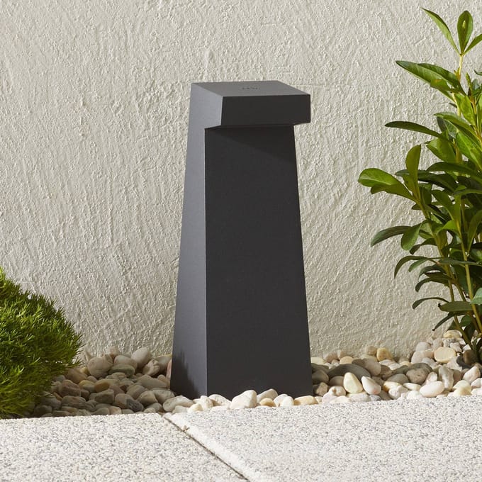 BEGA 77276 - LED sokkellamp in grafiet, 3.000 K