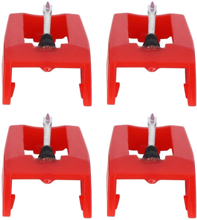 Dailygoods- Platenspeler Naald 4 Stuks - Vervangende Naalden