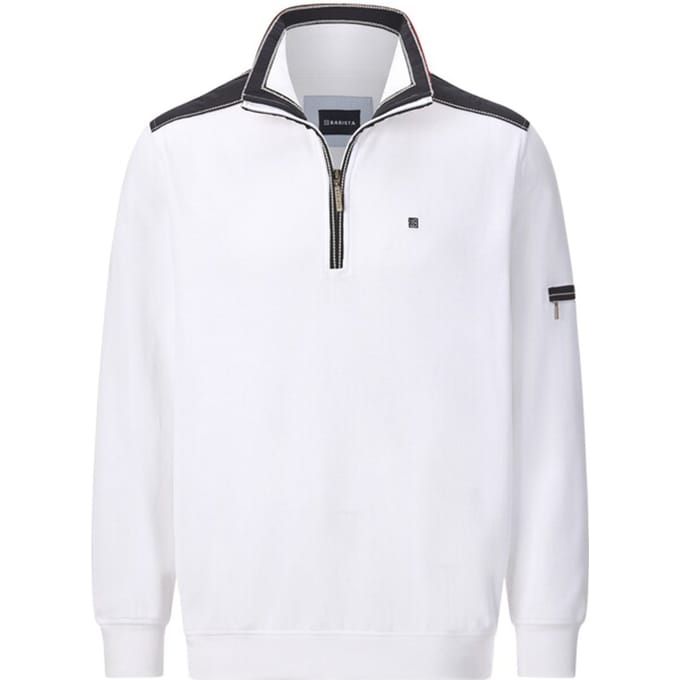 Babista herren Sweatshirt - 56/58 - wit - Plus Size