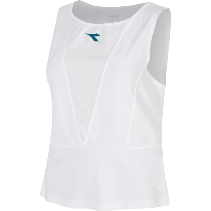 Diadora Match Tanktop Dames-wit