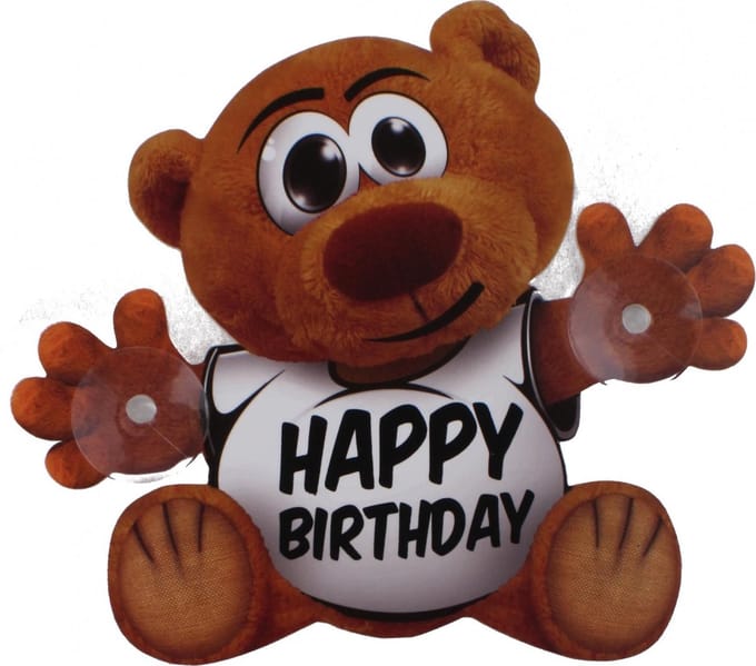 Miko Funny Bear (30912) 16,5 Cm Met Zuignappen