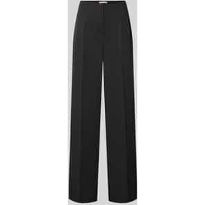 Stoffen broek met achterzak