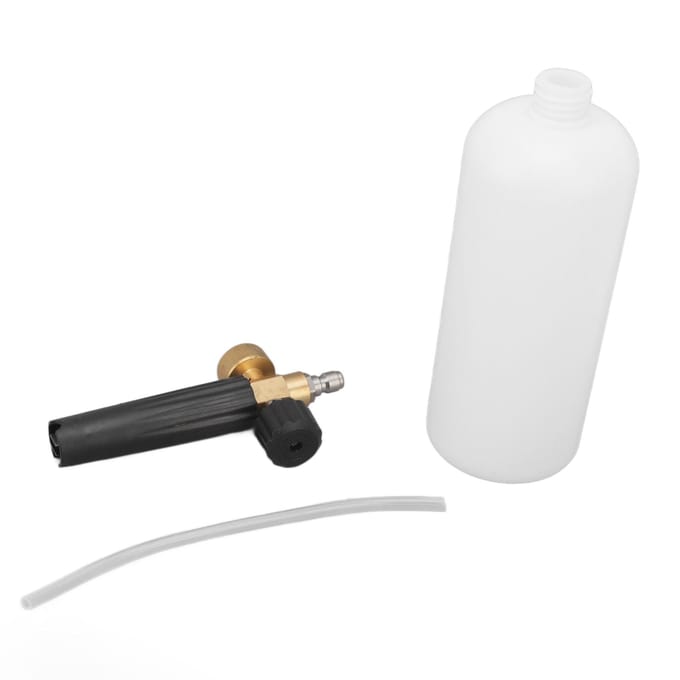 1L Autoschuim Sprayfles Multifunctioneel met G1 4 Snelkoppeling Koperen Schuimlans voor Buiten white