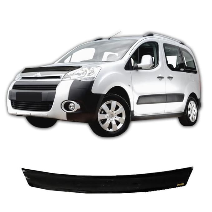 Motorkap Deflector - SCOUTT - Citroen C3 Aircross - ABS - Eenvoudige Installatie - Zwart zwart