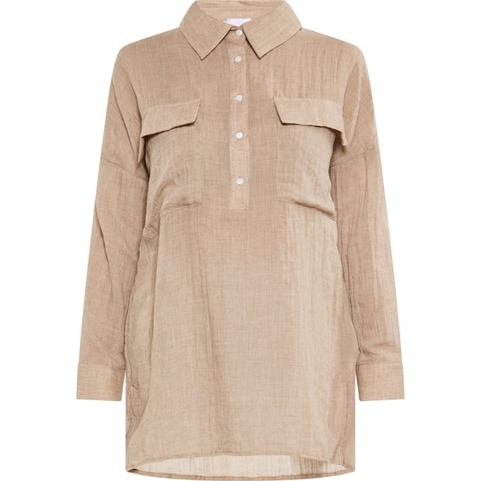 usha Blouse Dames beige