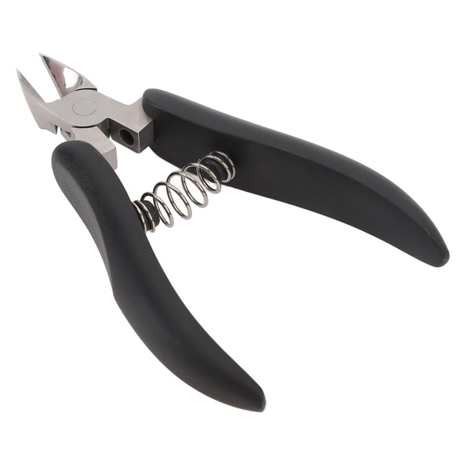 Nagelriemknipper Roestvrij Staal Professioneel Antislip Ingegroeide Teennagel Nagelriemtang met black
