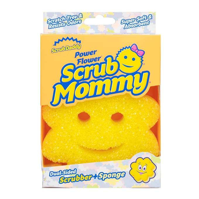 Scrub Daddy Scrub Mommy Power Flower Yellow 1 st