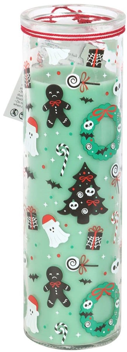 Something Different - Merry Creepmas Cursed Candy Cane Tube Geurkaars - Multicolours