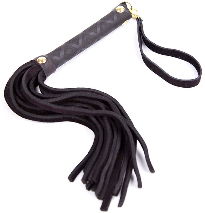 Smart Moves - Lederen Flogger - 27 cm - Zwart
