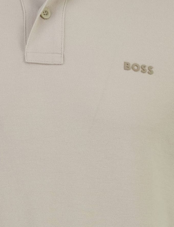 Grijs poloshirt BOSS Orange Prime korte mouw