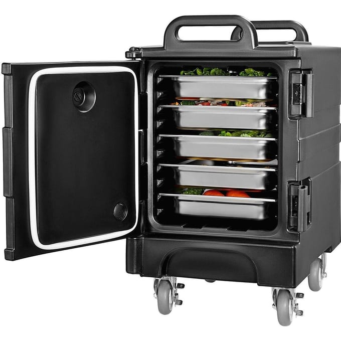 Geïsoleerde Voedselpan Drager Stapelbare Catering Schaalbox 81QT Bain-Marie