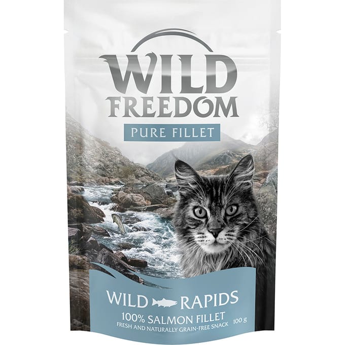 100g Wild Freedom Zalmfilet Filet Kattensnacks