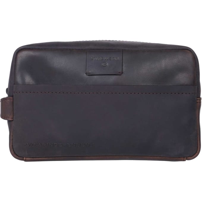 strellson Toilettas Brick Lane Washbag SHZ Darkbrown Donkerbruin